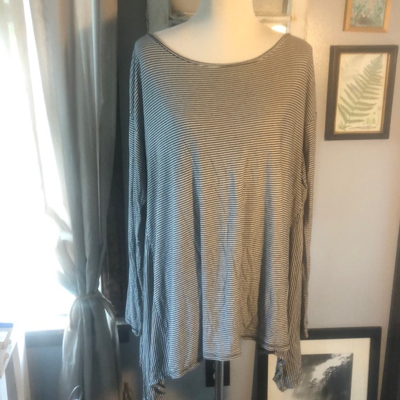 MOSSIMO; STRIPED LONG SLEEVED TOP - Picture 1 of 7